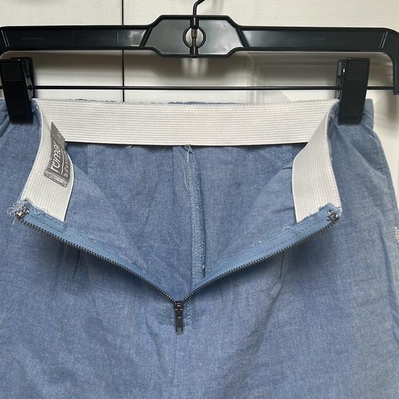 LF Chambray Denim Lace Skort - Picture 3 of 4